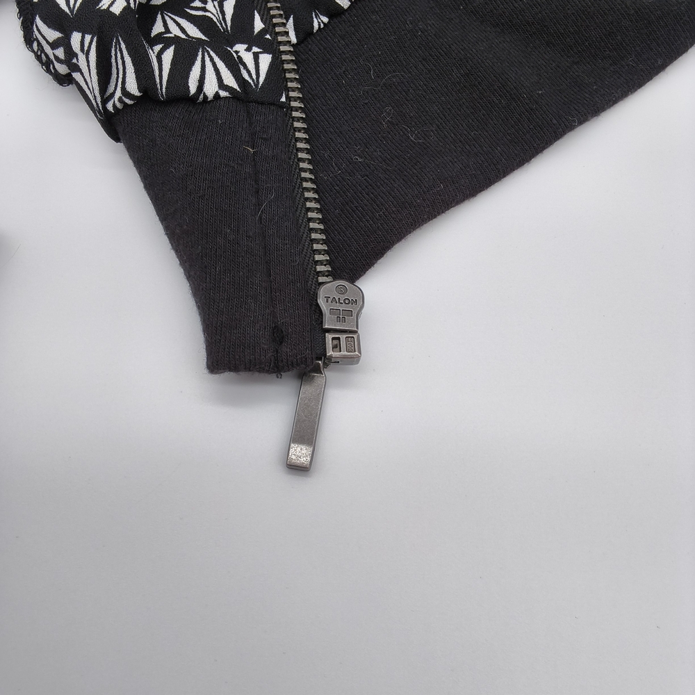 George Black and White Patterned Jacket Vintage 90's - Picture 5 of 9